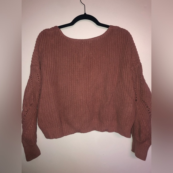 Abercrombie and Fitch Cropped Sweater - Picture 2 of 3